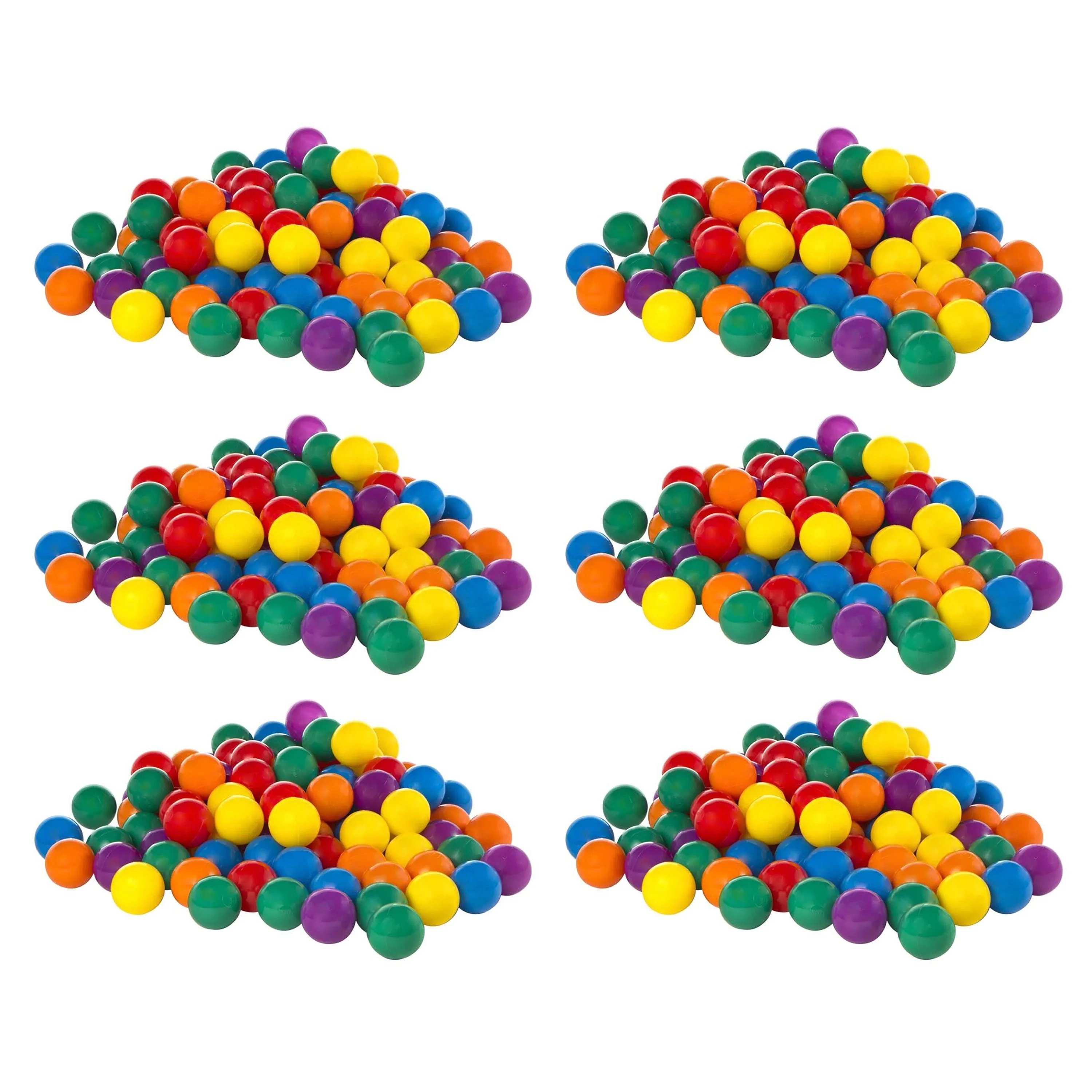 100-Pack Intex Small Plastic Multi-Colored Fun Ballz For A Ball Pit (6 Pack)