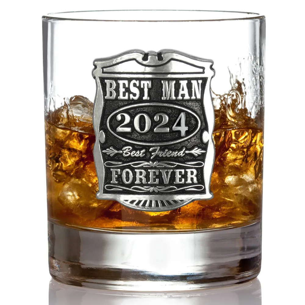 11oz Wedding Best Man Pewter Whisky Glass Tumbler 2024