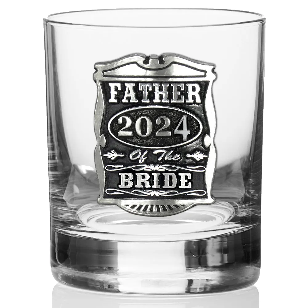 11oz Wedding Father Of The Bride Pewter Whisky Glass Tumbler 2024