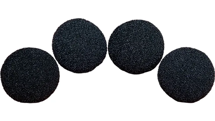 2.5 inch Regular Sponge Ball (Black) Pack of 4 from Magic