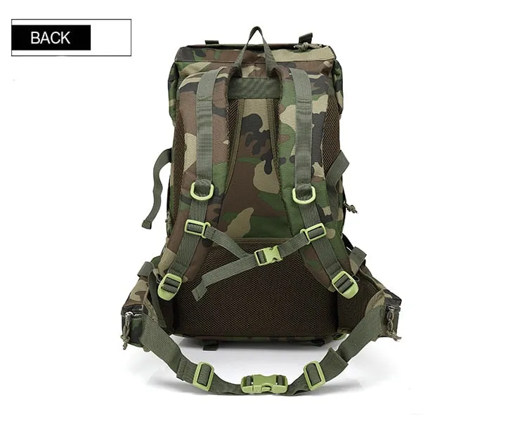 40L Tactical Military Camouflage 600D Backpack