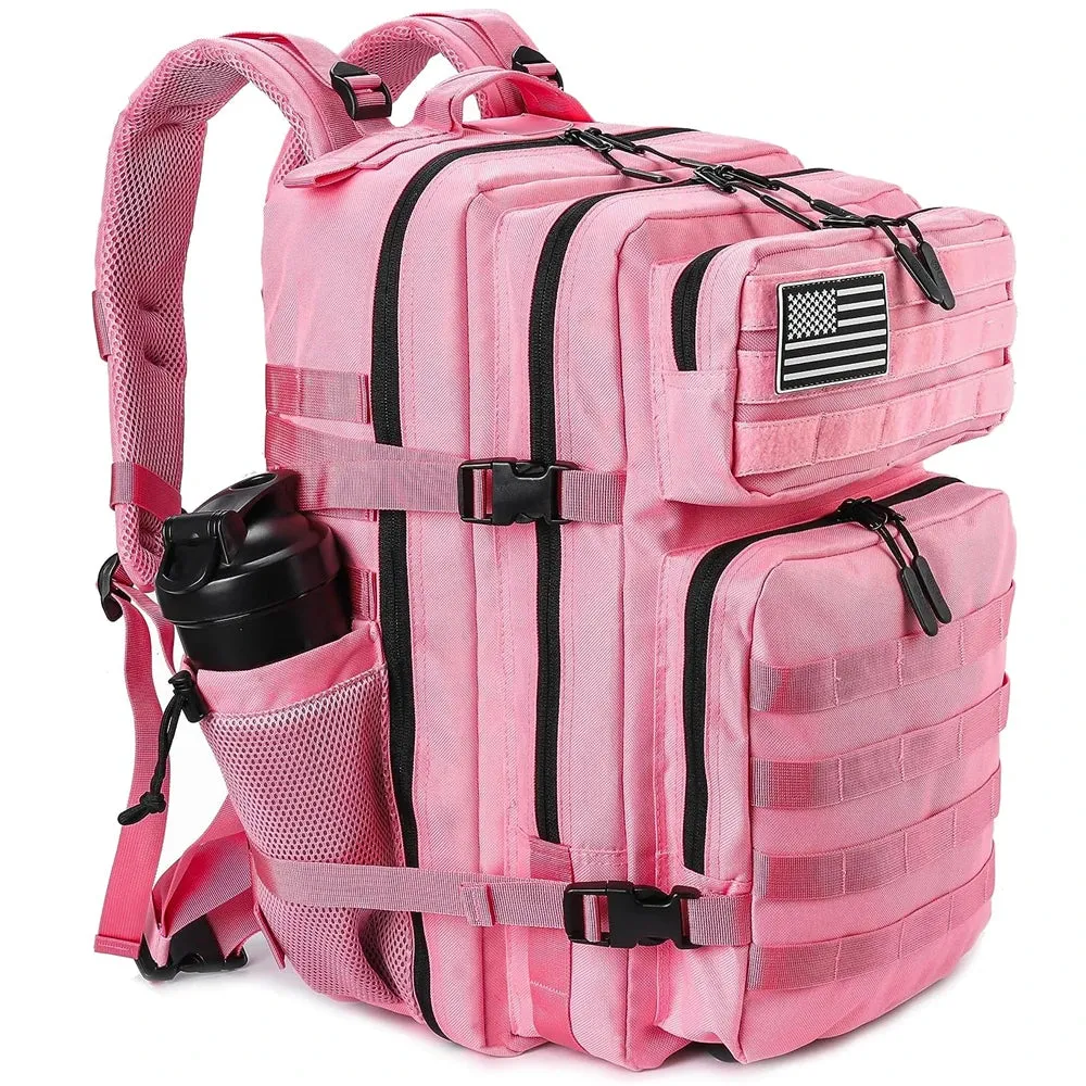 45L 3P Military Molle "Light Pink" Tactical Backpack