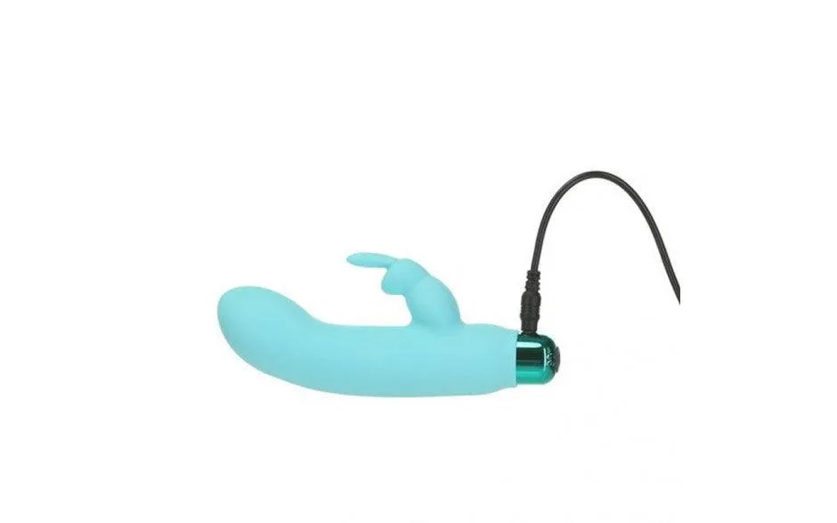 Alices Bunny Rechargeable Bullet w Rabbit Sleeve Teal