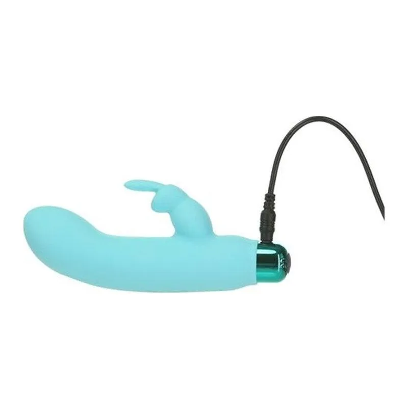 Alices Bunny Rechargeable Bullet w Rabbit Sleeve Teal