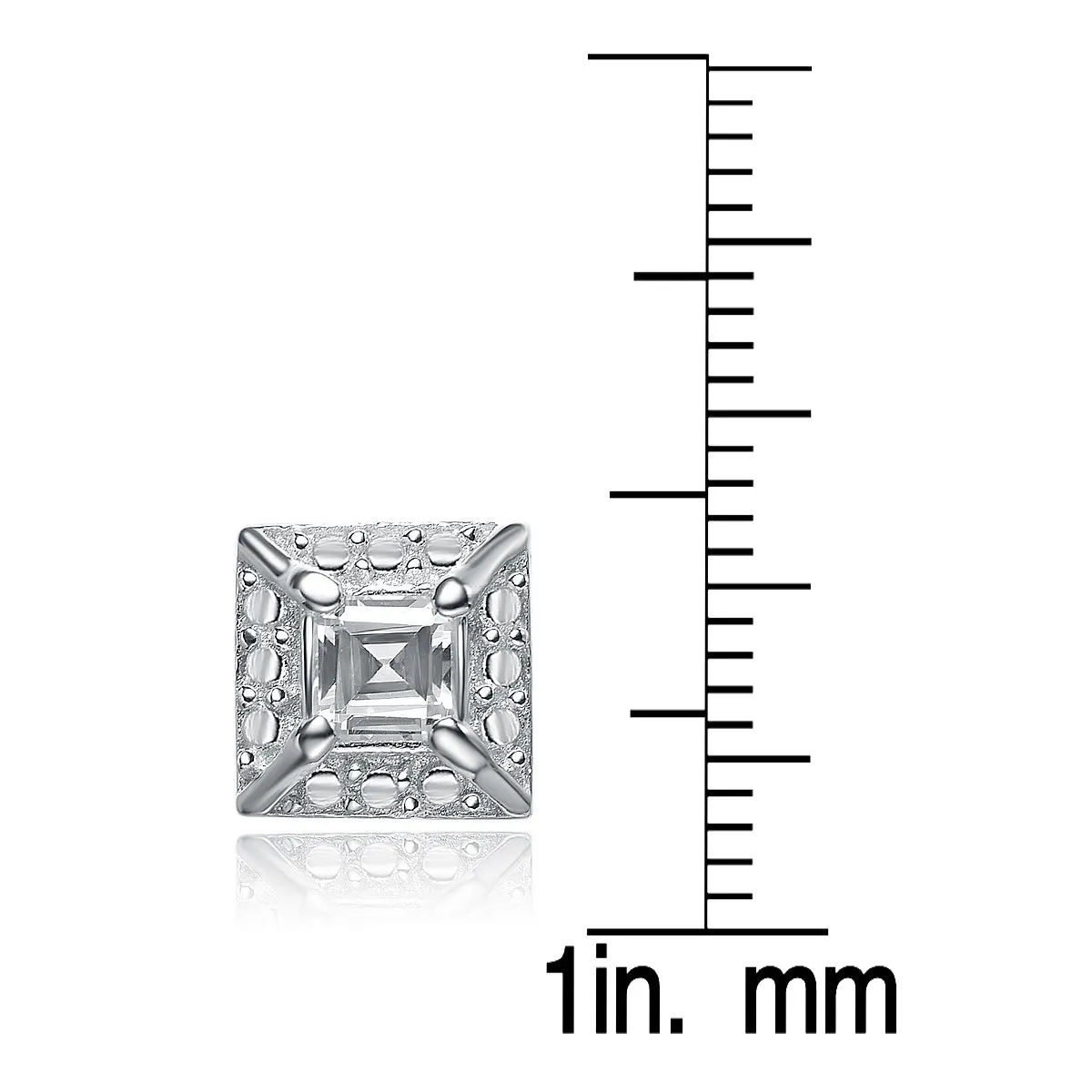 Aurélie Square Shape Vintage Earrings