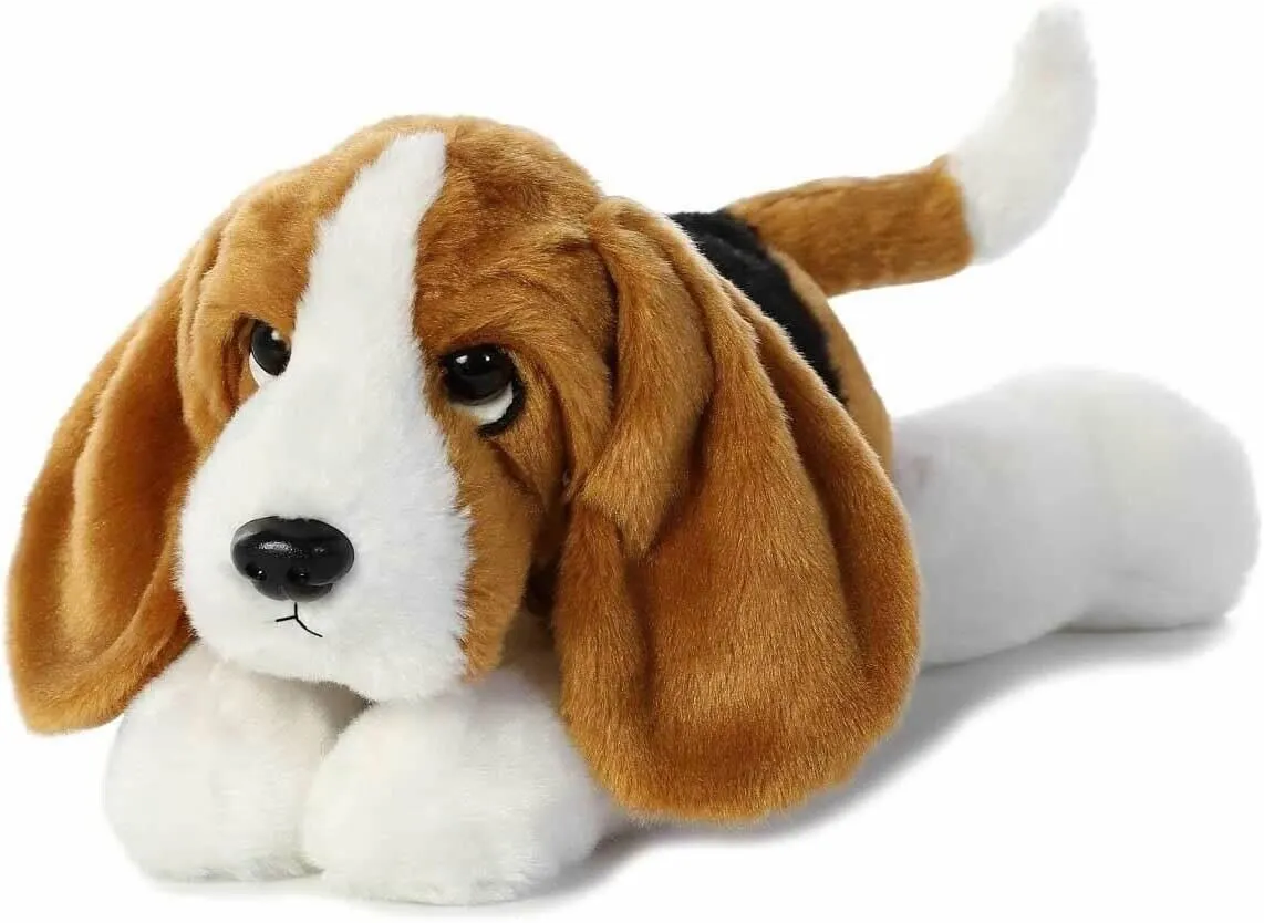 AURORA 31567  Flopsies Basset Hound, 12In, Soft Toy, Multi-Coloured