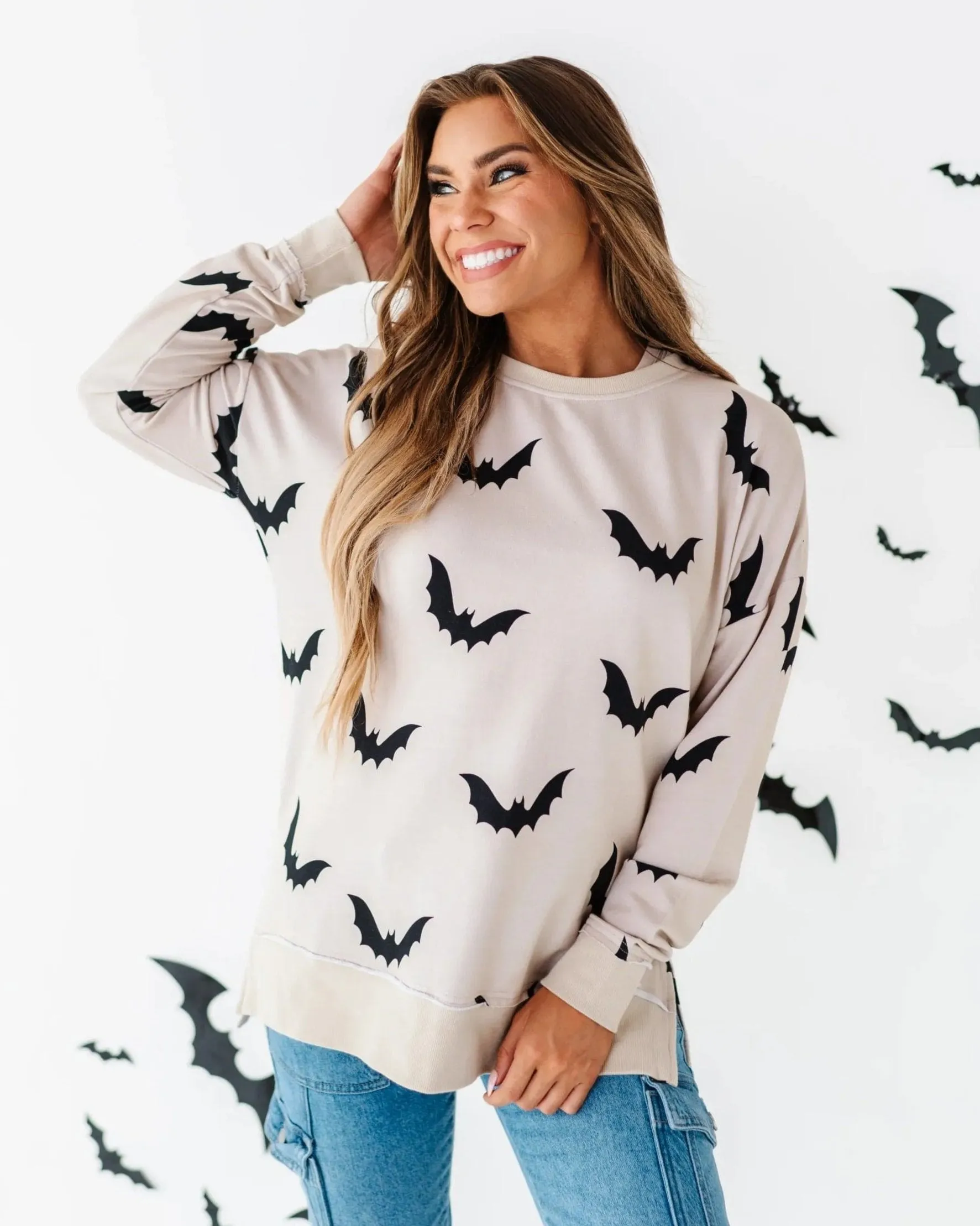 Bats How I Roll Women's Crew Neck Sweatshirt