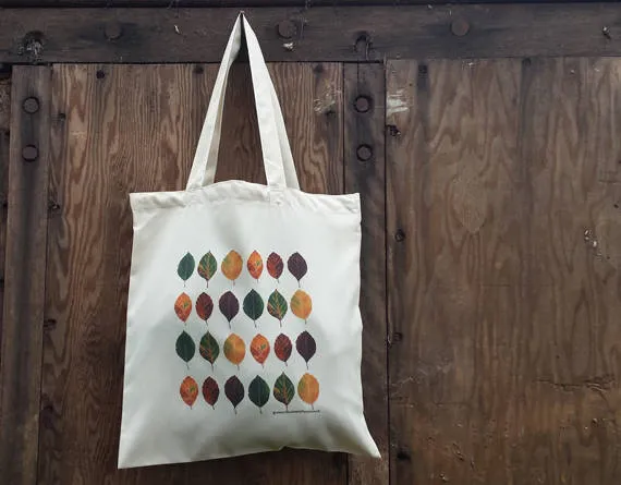 Beech Leaves Autumn tote bag