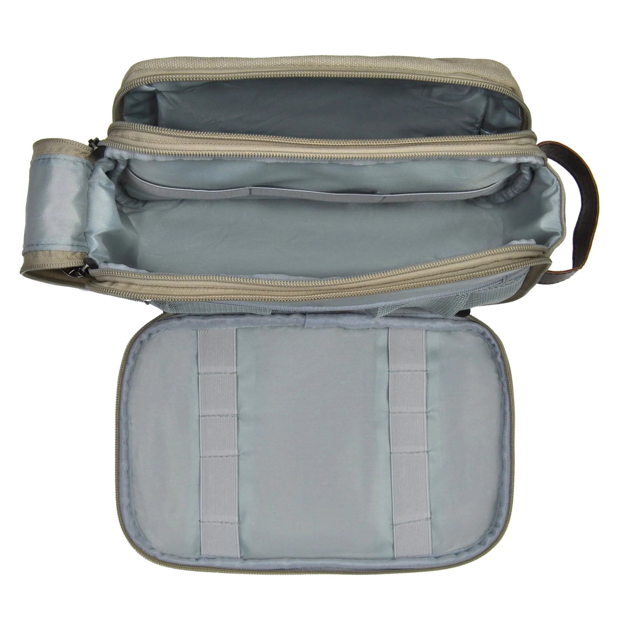 Beige NGIL Traveling Toiletry Bag