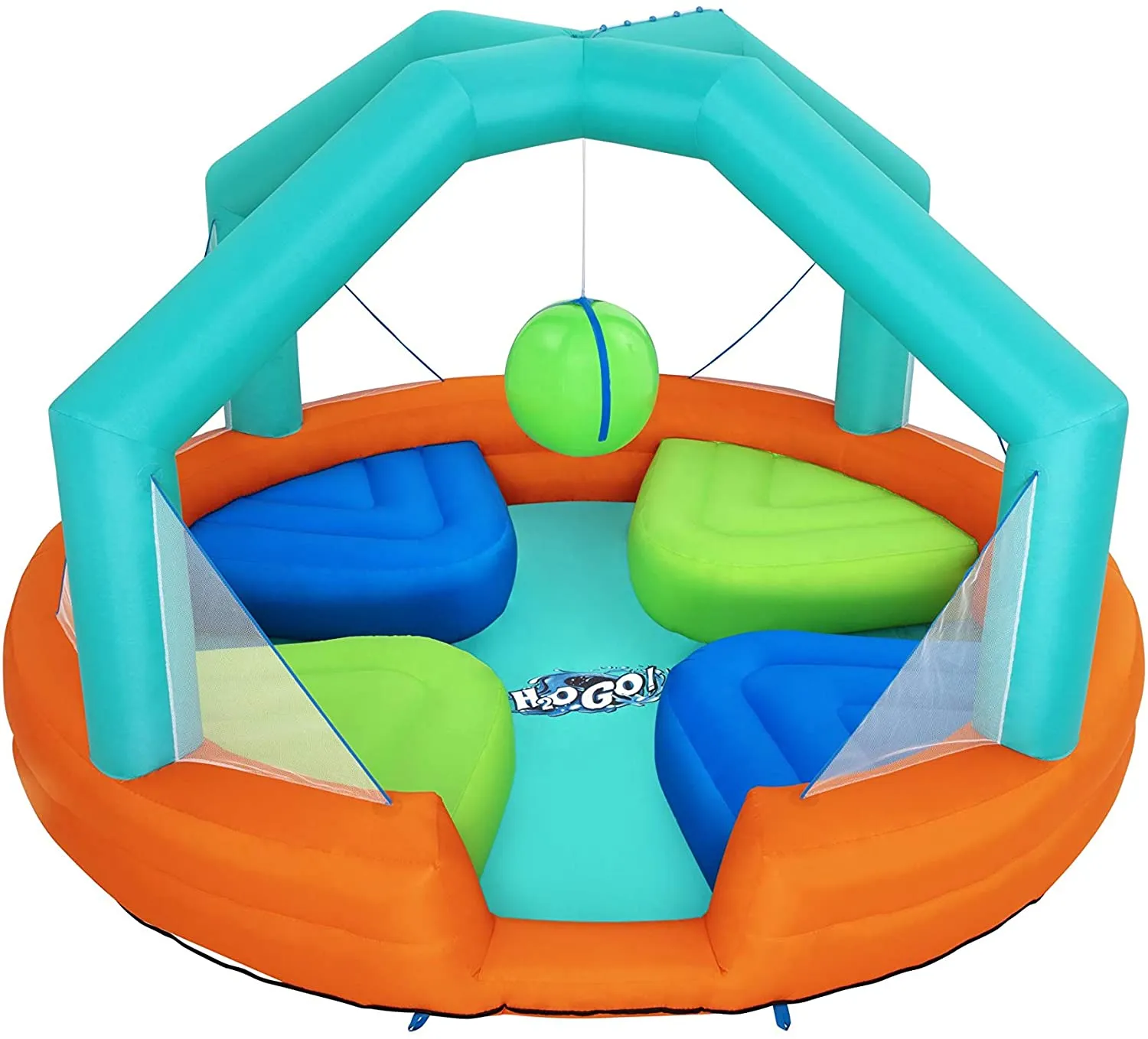 Bestway H2OGO!  Dodge & Drench Water Park (14'9" x 14'9" x 8'9"/4.5m x 4.5m x 2.68m)