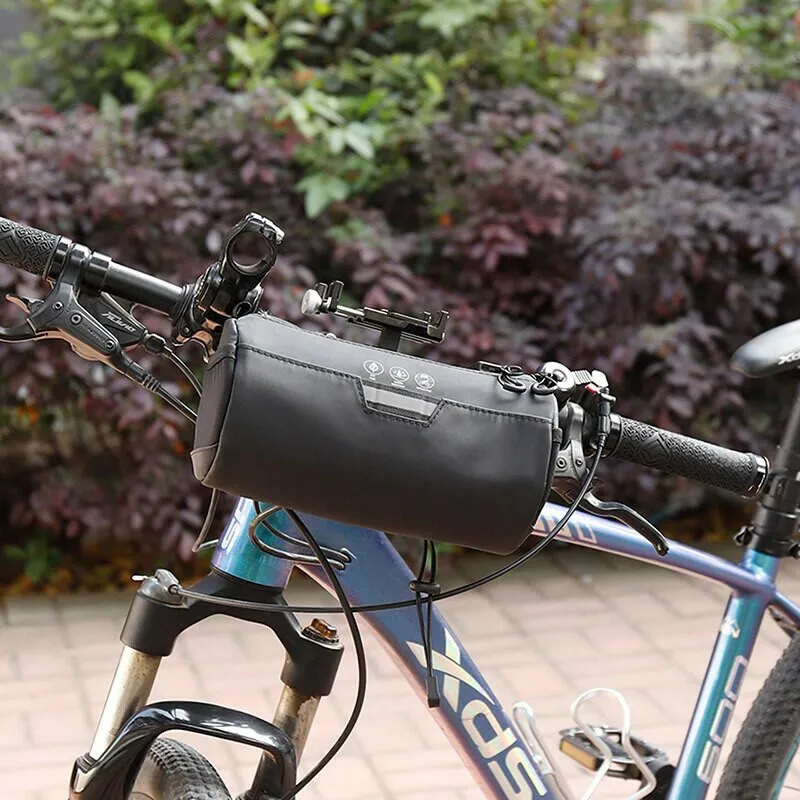 Bicycle Bag Handlebar Bag Big Capacity Front Tube Cycling Bag Multifunctional Riding Tool Pack Basket Accessories