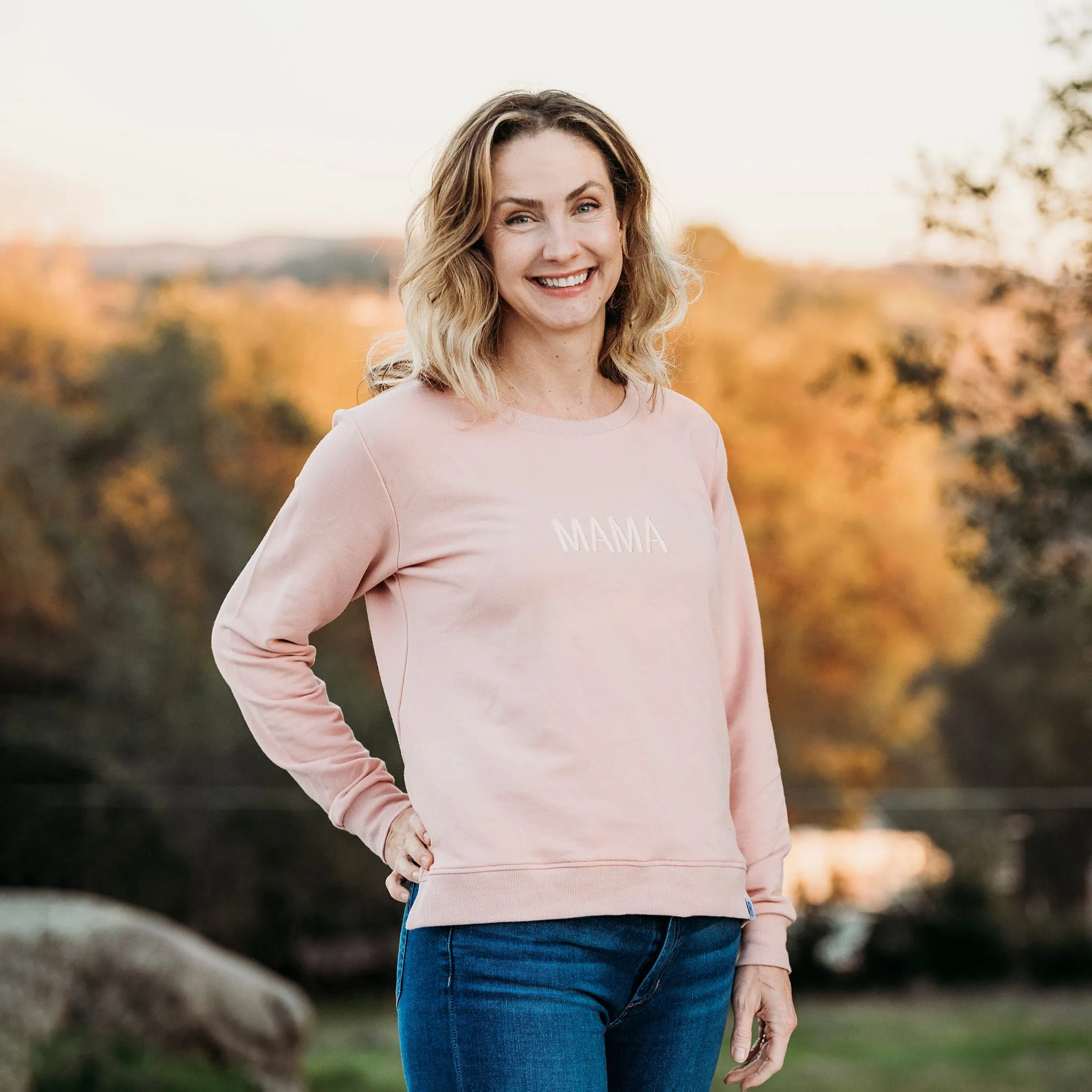 Blossom Mama Crew Neck Sweatshirt