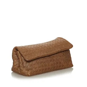 Bottega Veneta Intrecciato Leather Clutch Bag (SHG-29074)