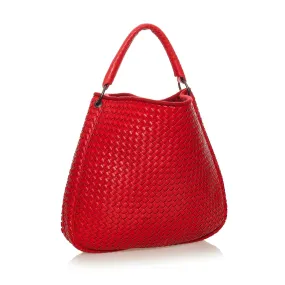 Bottega Veneta Intrecciato Leather Shoulder Bag (SHG-27783)