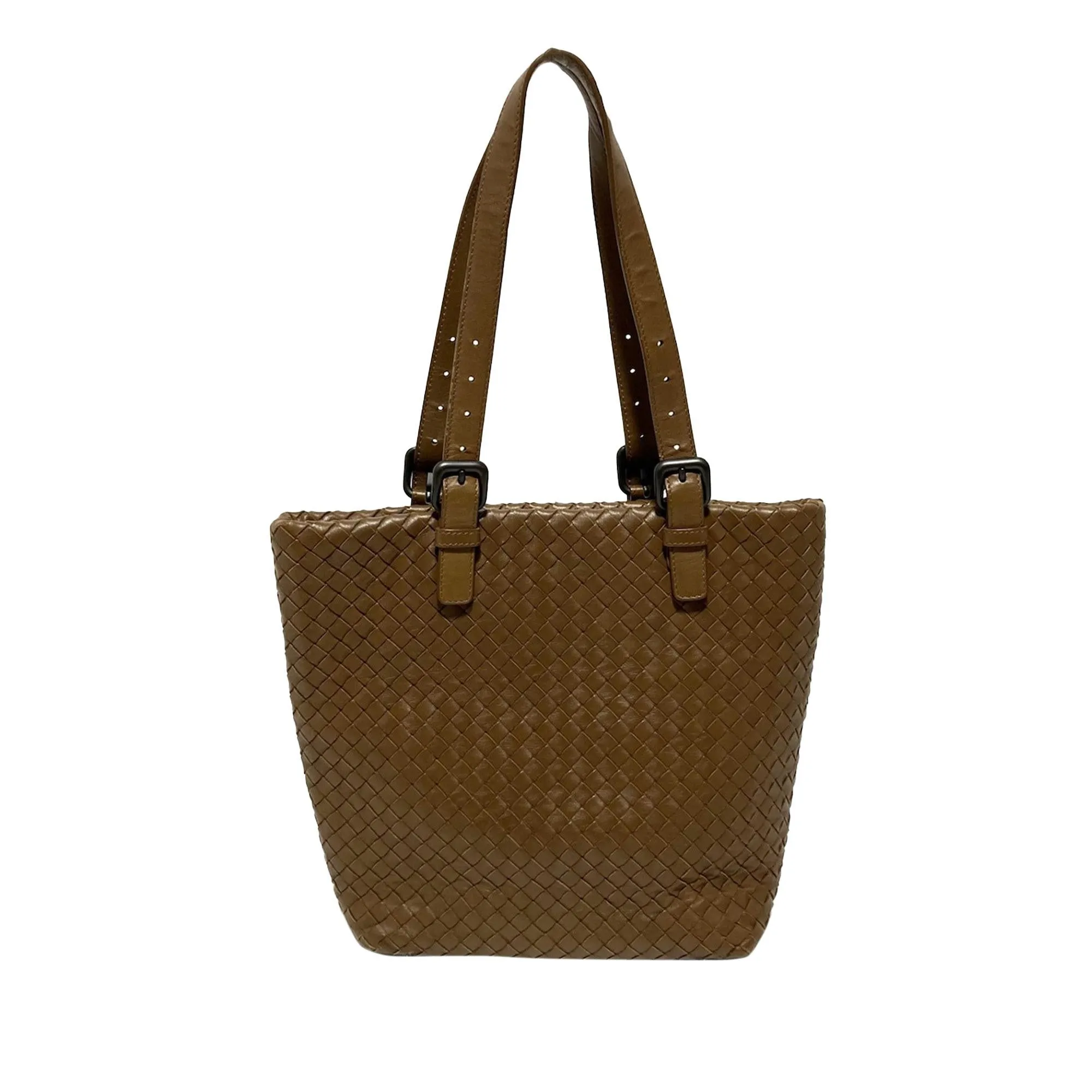 Bottega Veneta Intrecciato Leather Tote (SHG-36428)