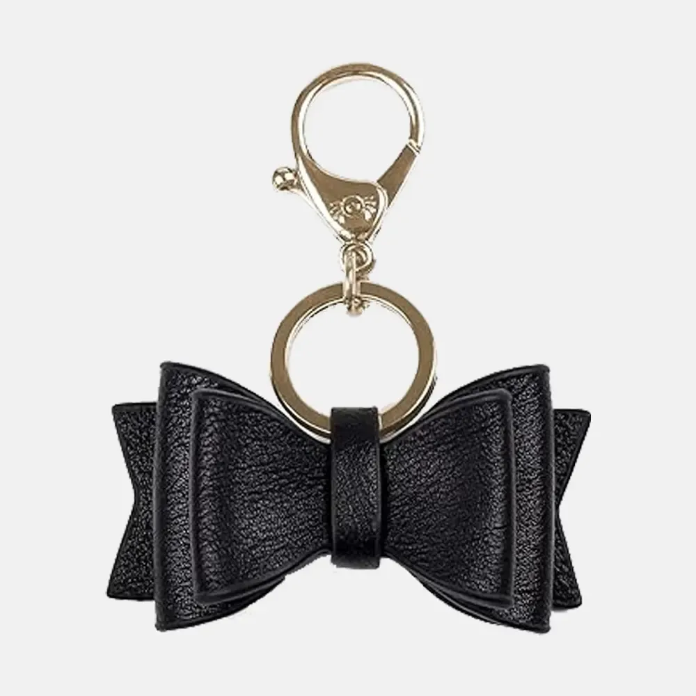 Bow Leather Keychain