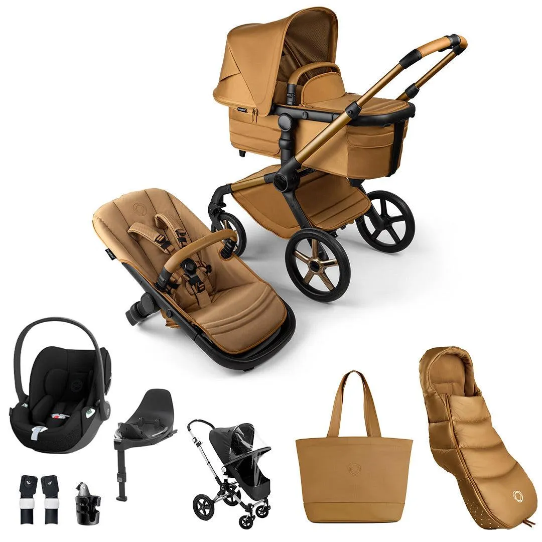 Bugaboo Fox 5 Ultimate Noir Limited Edition   Cloud T Travel System