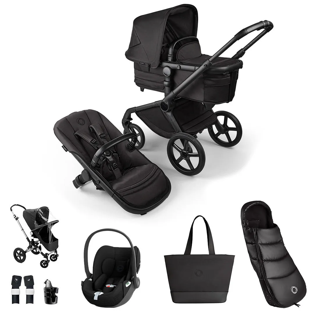 Bugaboo Fox 5 Ultimate Noir Limited Edition   Cloud T Travel System