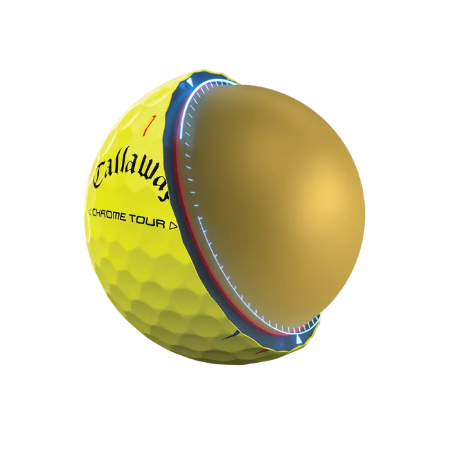 Callaway Chrome Tour Triple Track Yellow Dozen