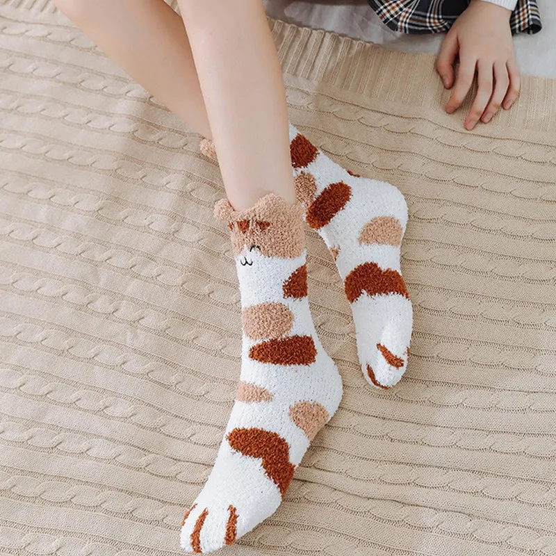 🔥Cat Paw Fuzzy Socks