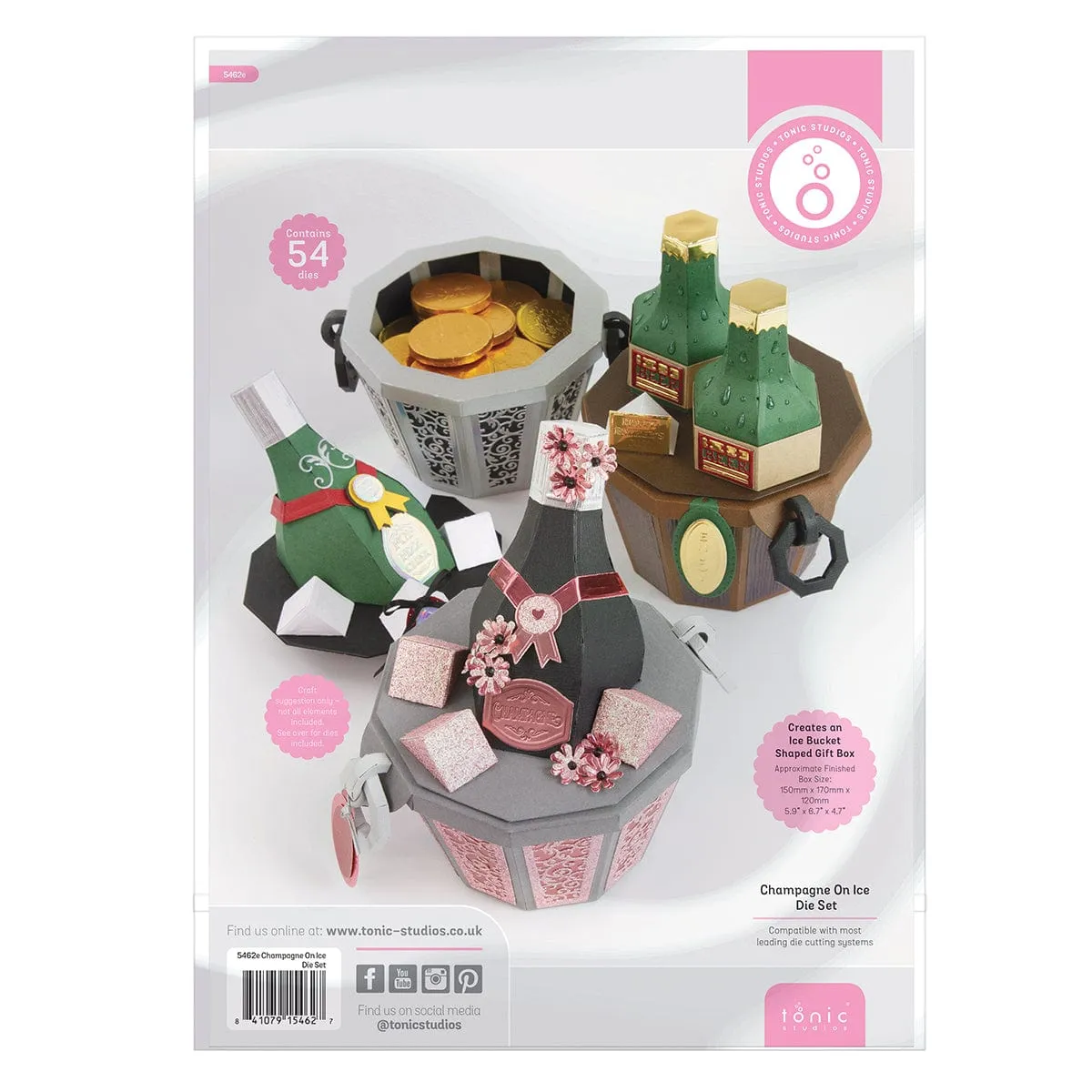 Champagne on Ice - Die Set - 5462e