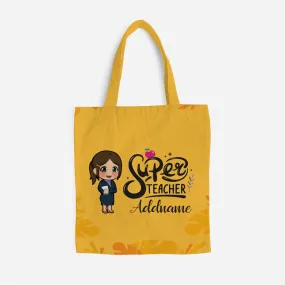 Chibi Super Teacher Chinese Female Teacher Full Print Tote Bag