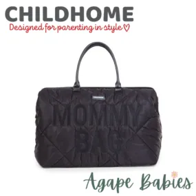 Childhome Mommy Bag Nursery Bag - Puffered - Black