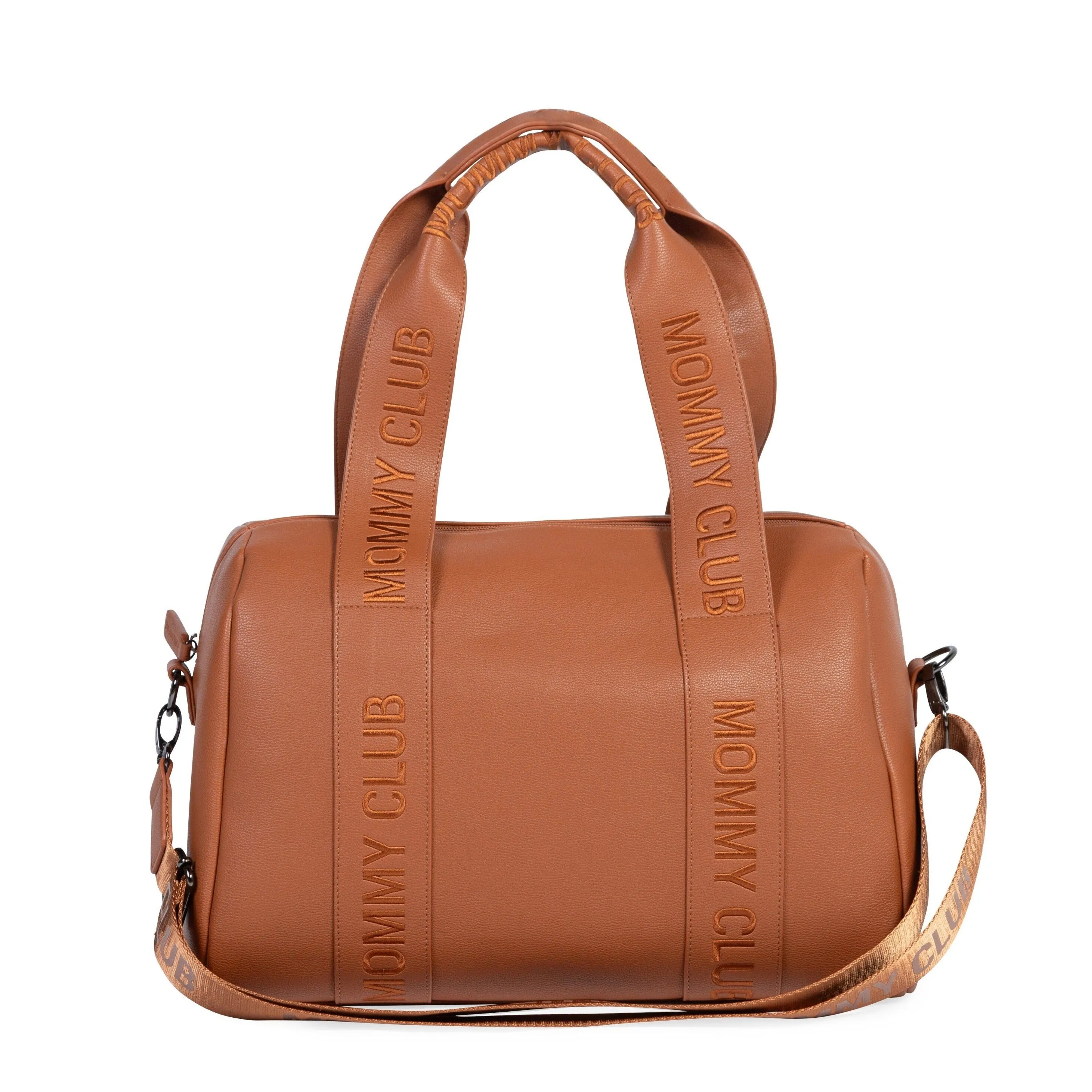 Childhome Mommy Club Signature Luiertas | Simili Leather Brown