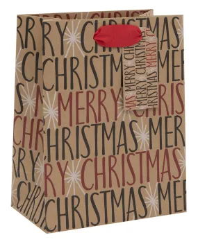 Christmas Gift Bag - Medium Merry Christmas