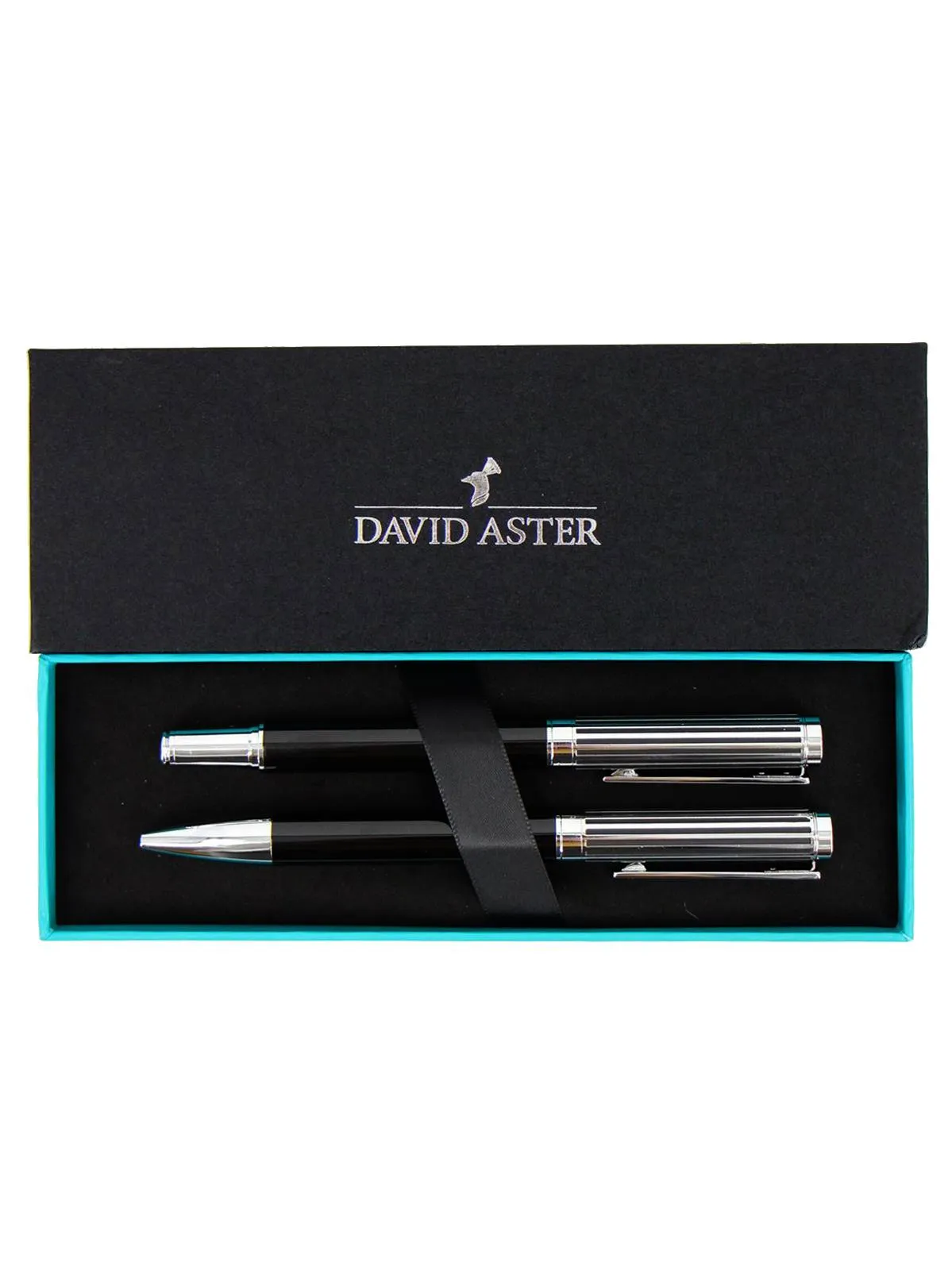 Classic Black Fountain Pen & Ball Point Pen Gift Set