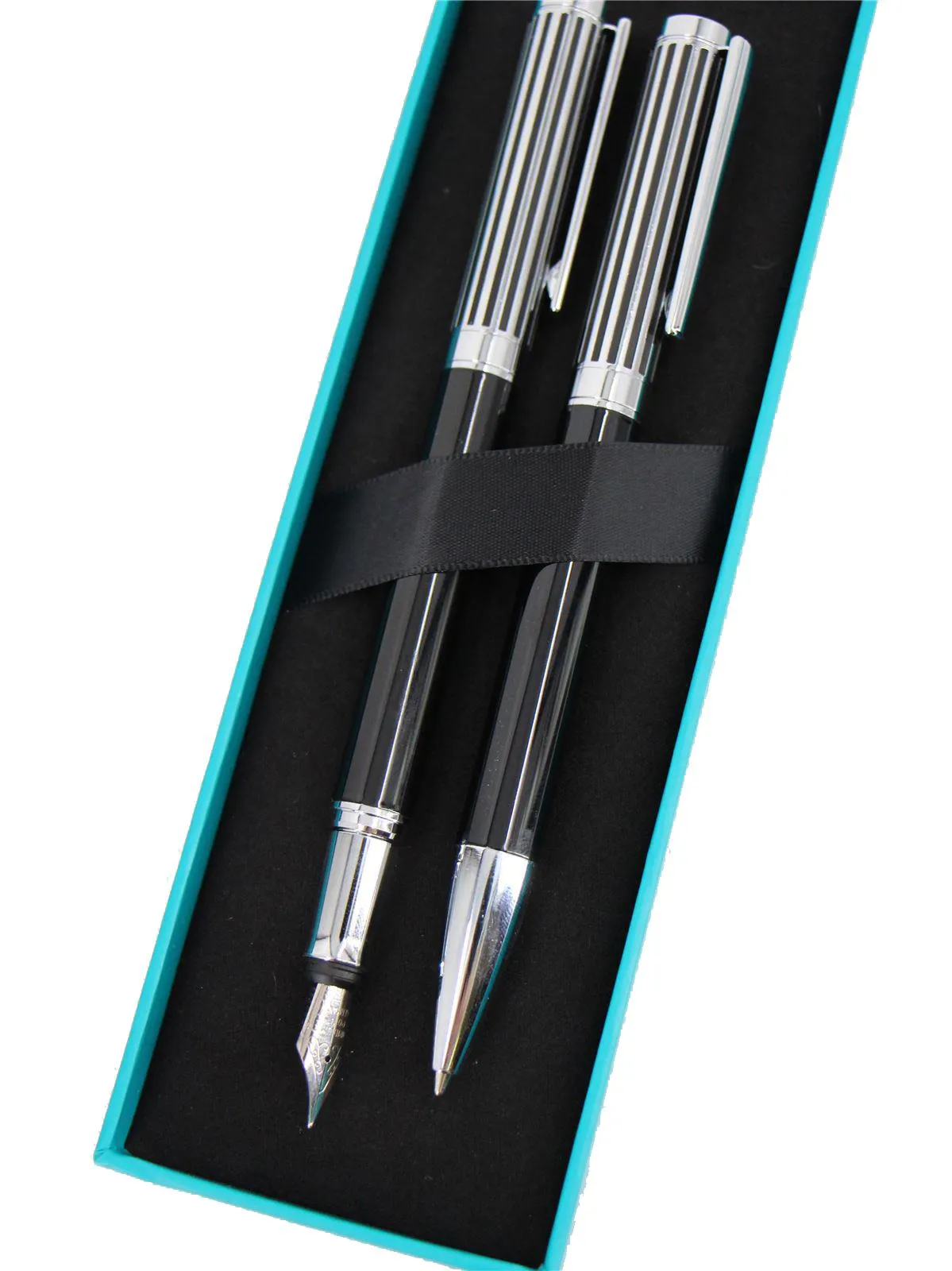 Classic Black Fountain Pen & Ball Point Pen Gift Set