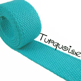 Cotton Webbing - Turquoise