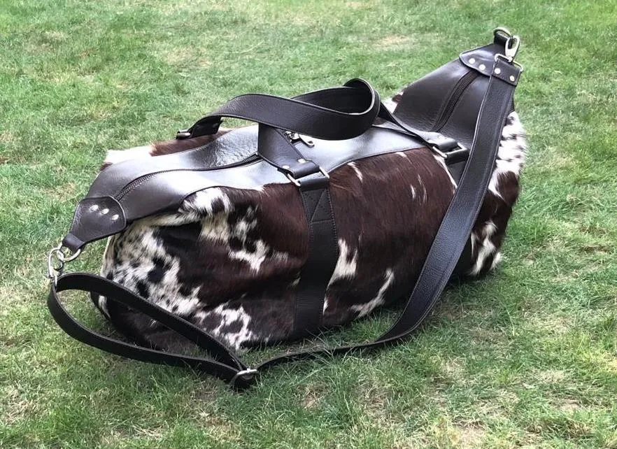 Cowhide Leather Duffle Bag