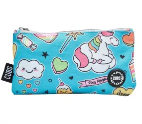 CUBS BABY BLUE BABY UNICORN BIG AND BASIC PENCIL CASE