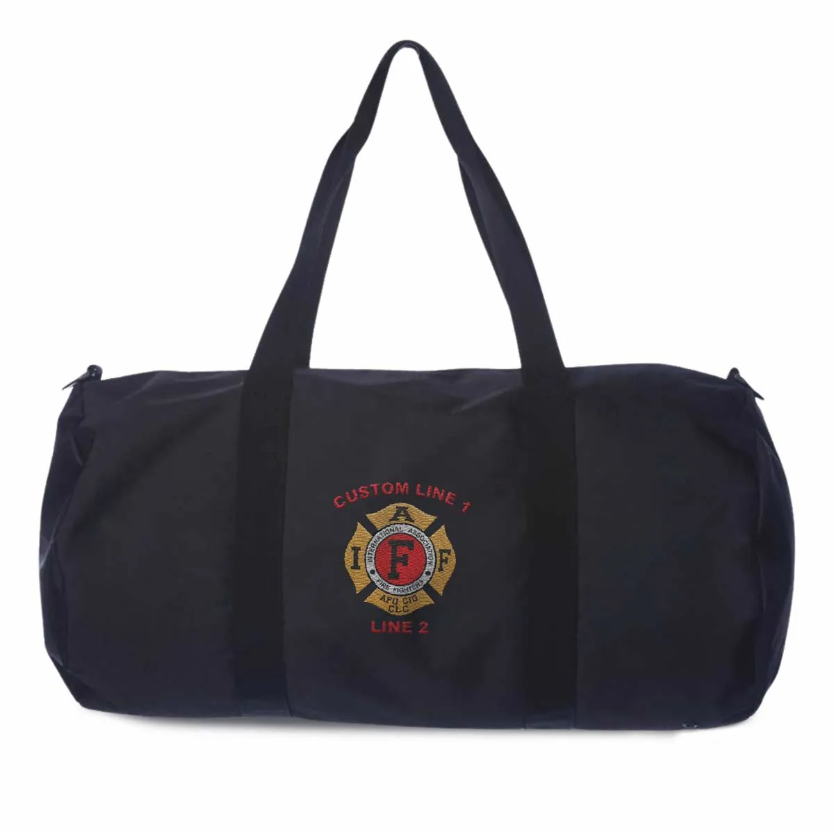 Customized 29L Large Duffel Bag with IAFF Embroidery