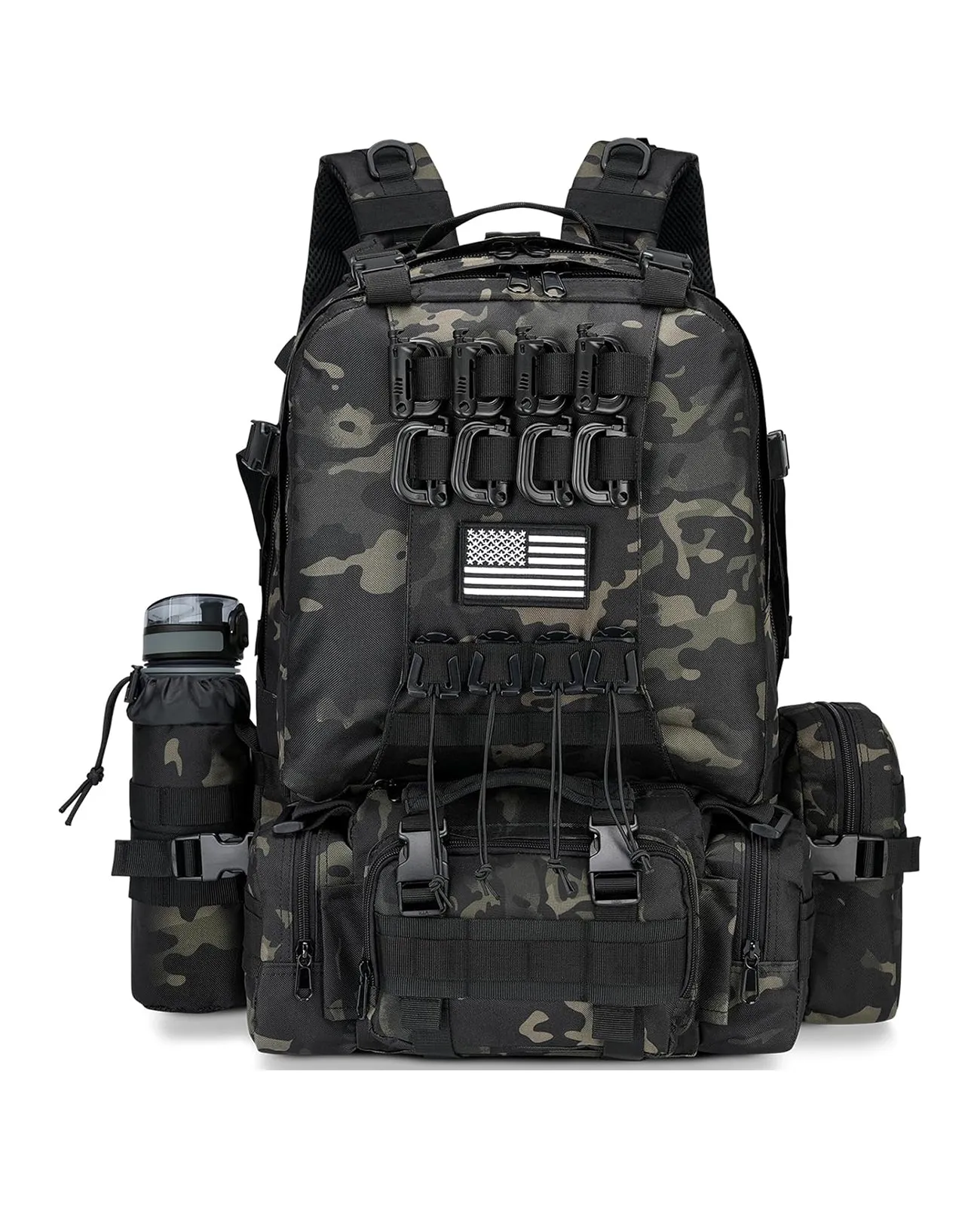 CVLIFE Military Tactical Backpack For Men Large Army Assault Pack