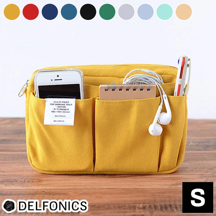 Delfonics Utility Pouch - Small Size / Light Gray - , Delfonics Inner Carrying Bag S Size