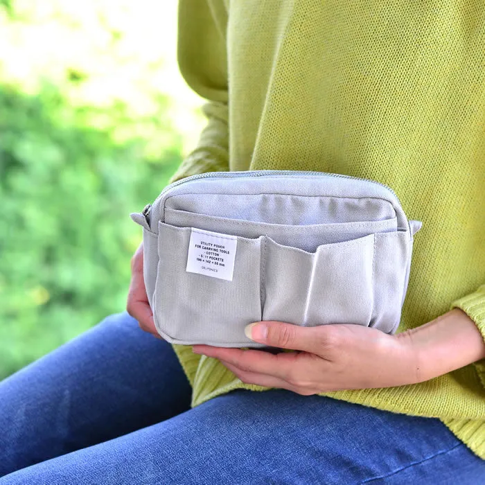 Delfonics Utility Pouch - Small Size / Light Gray - , Delfonics Inner Carrying Bag S Size