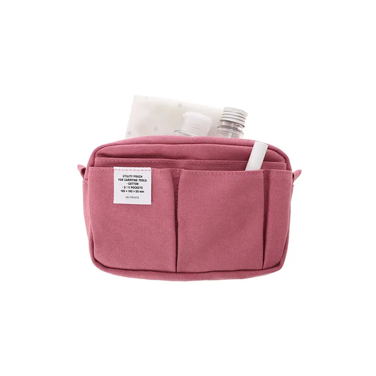 Delfonics Utility Pouch - Small Size / Pink - , Delfonics Inner Carrying Bag S Size