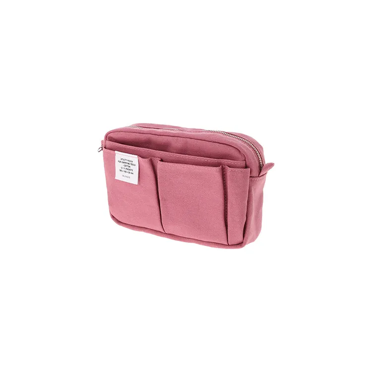 Delfonics Utility Pouch - Small Size / Pink - , Delfonics Inner Carrying Bag S Size