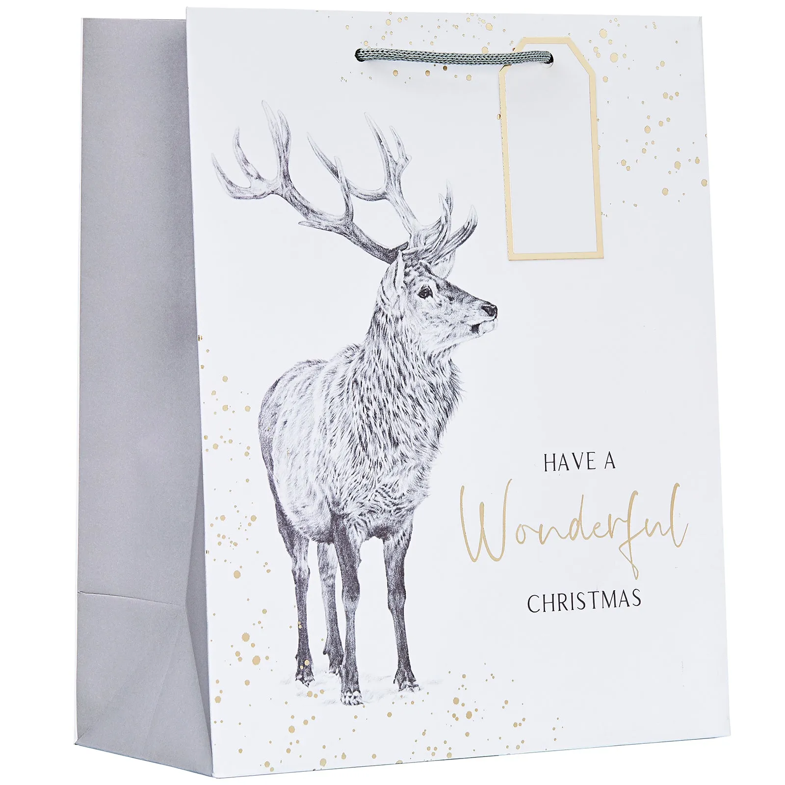 Design By Violet Reindeer Christmas Gift Bag