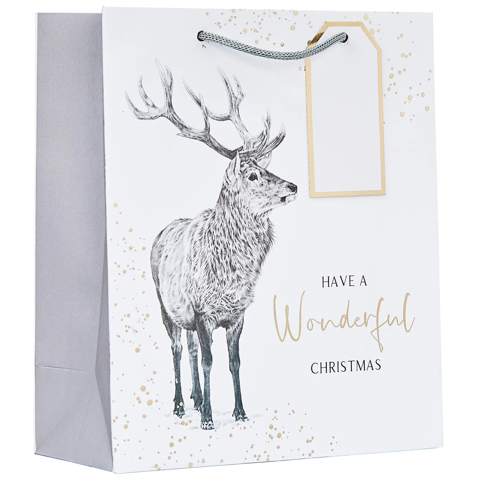 Design By Violet Reindeer Christmas Gift Bag