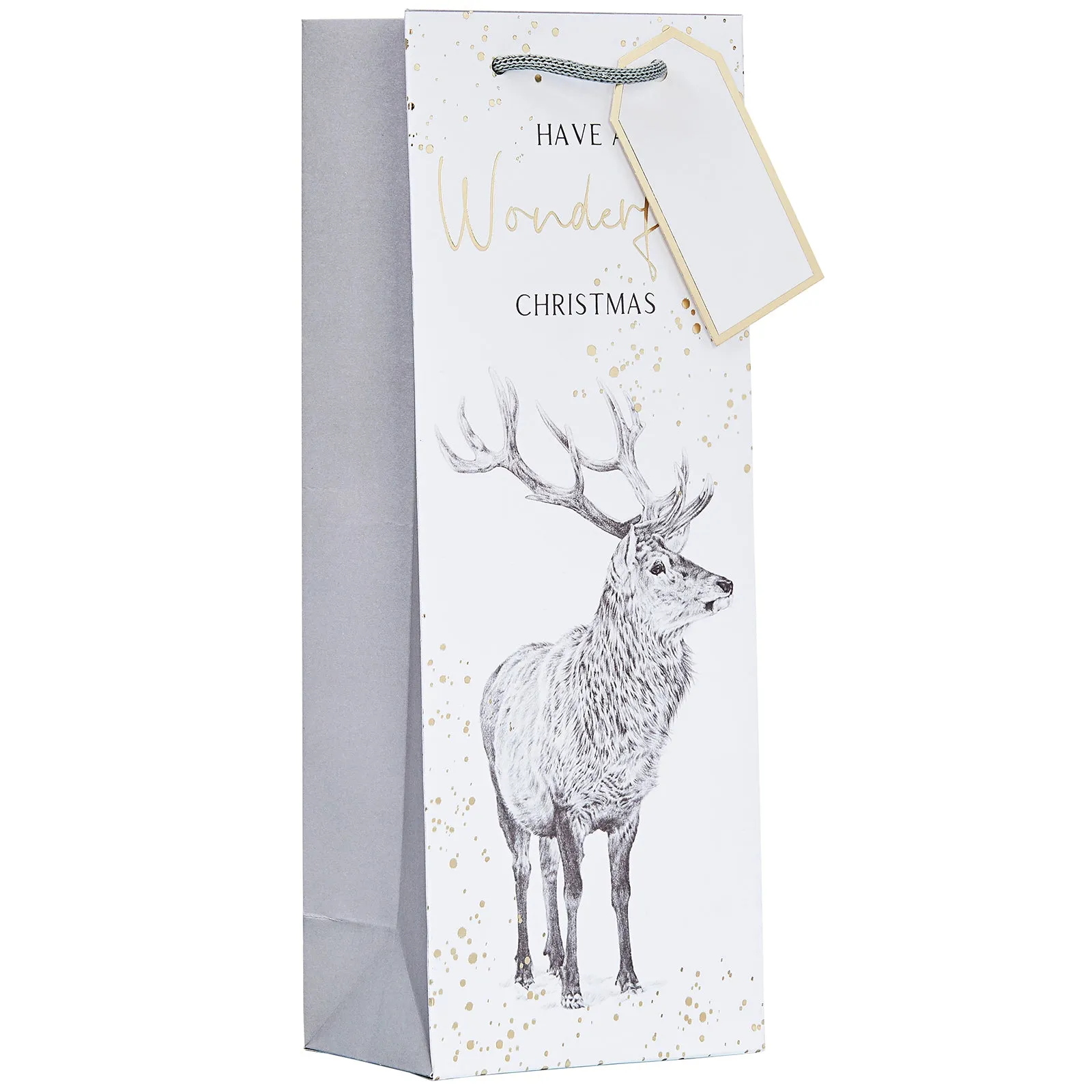 Design By Violet Reindeer Christmas Gift Bag