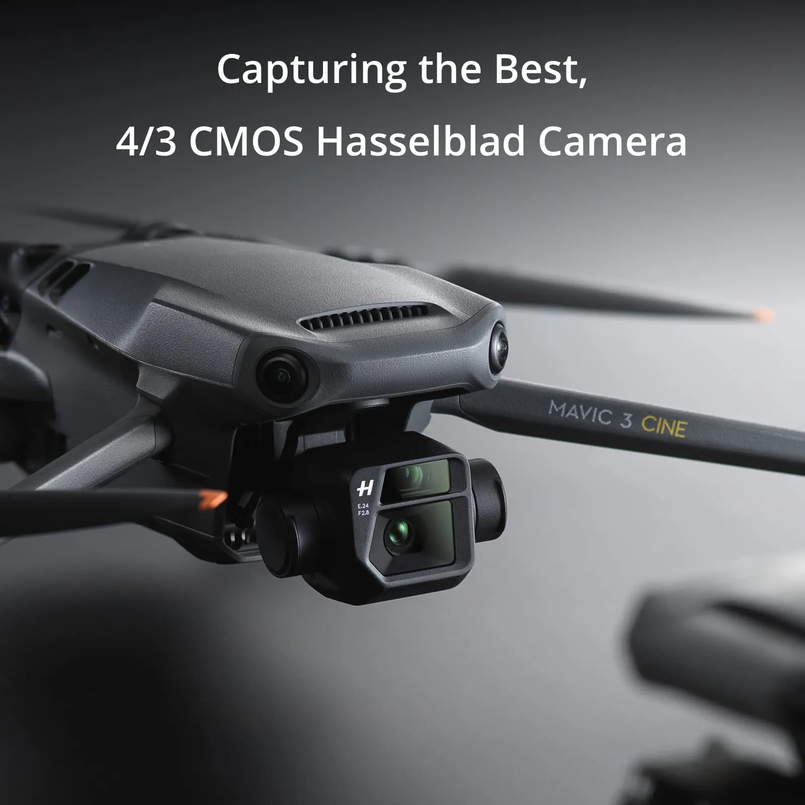 DJI Mavic 3 Cine Premium Combo, Drone with 4/3 CMOS Hasselblad Camera, 5.1K Video, Omnidirectional Obstacle Sensing, 46 Mins Flight, 15km Video Transmission, with DJI RC Pro, Two Extra Batteries