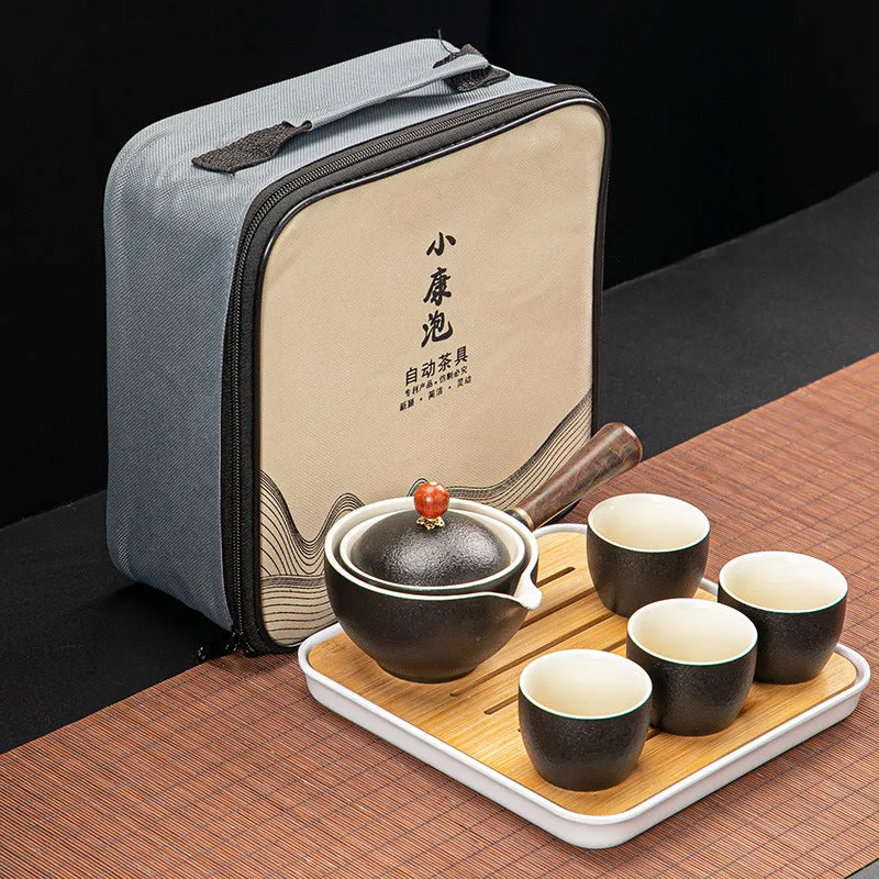 Dongni Simple 360 Degree Rotation Xiaoyao Teapot Tea Set