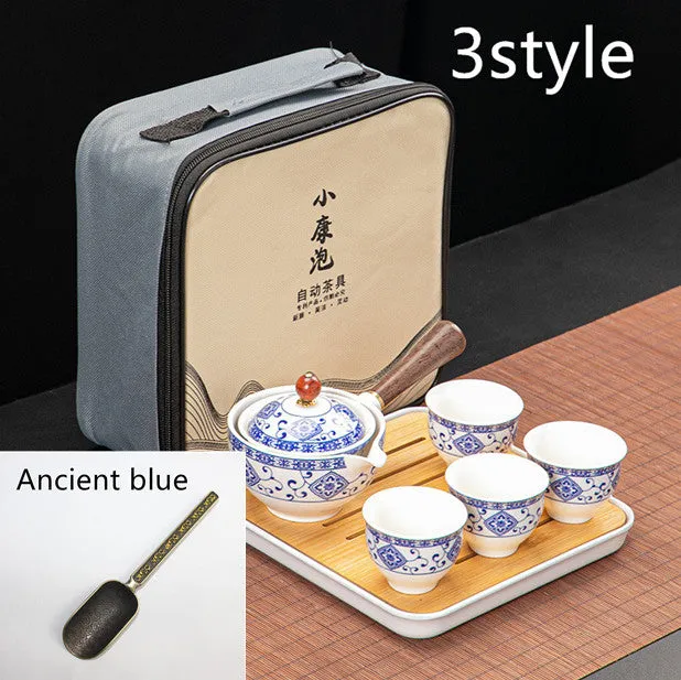 Dongni Simple 360 Degree Rotation Xiaoyao Teapot Tea Set