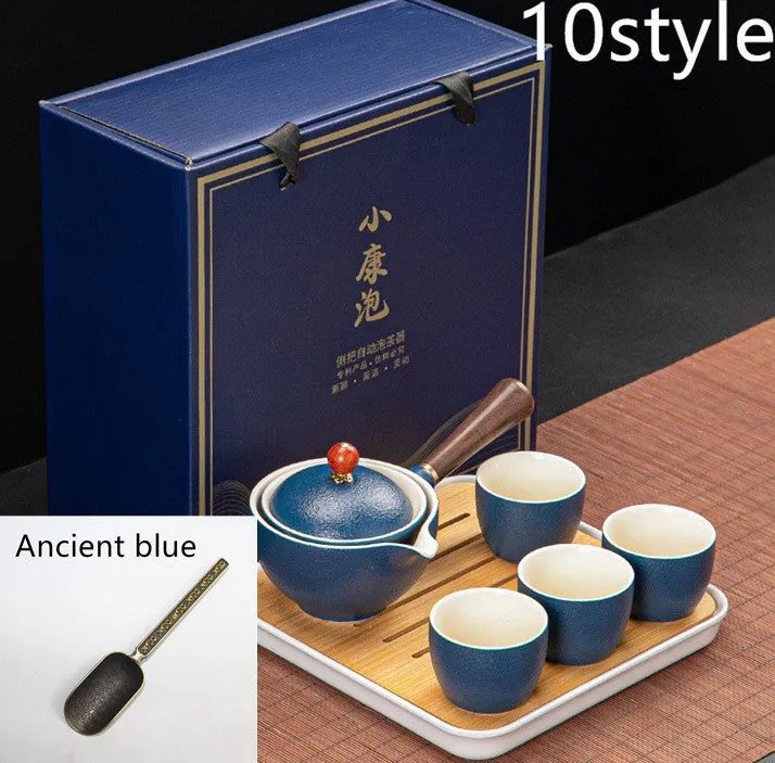 Dongni Simple 360 Degree Rotation Xiaoyao Teapot Tea Set