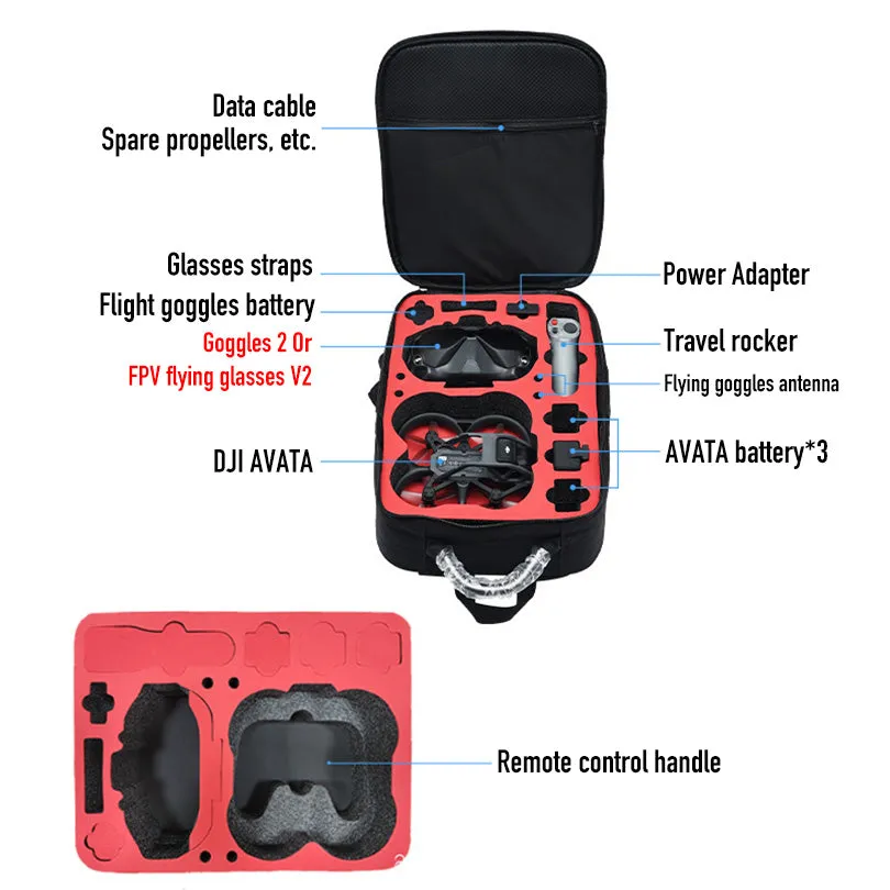 Drone Storage bag backpack for DJI Avata FPV drone quadcopter