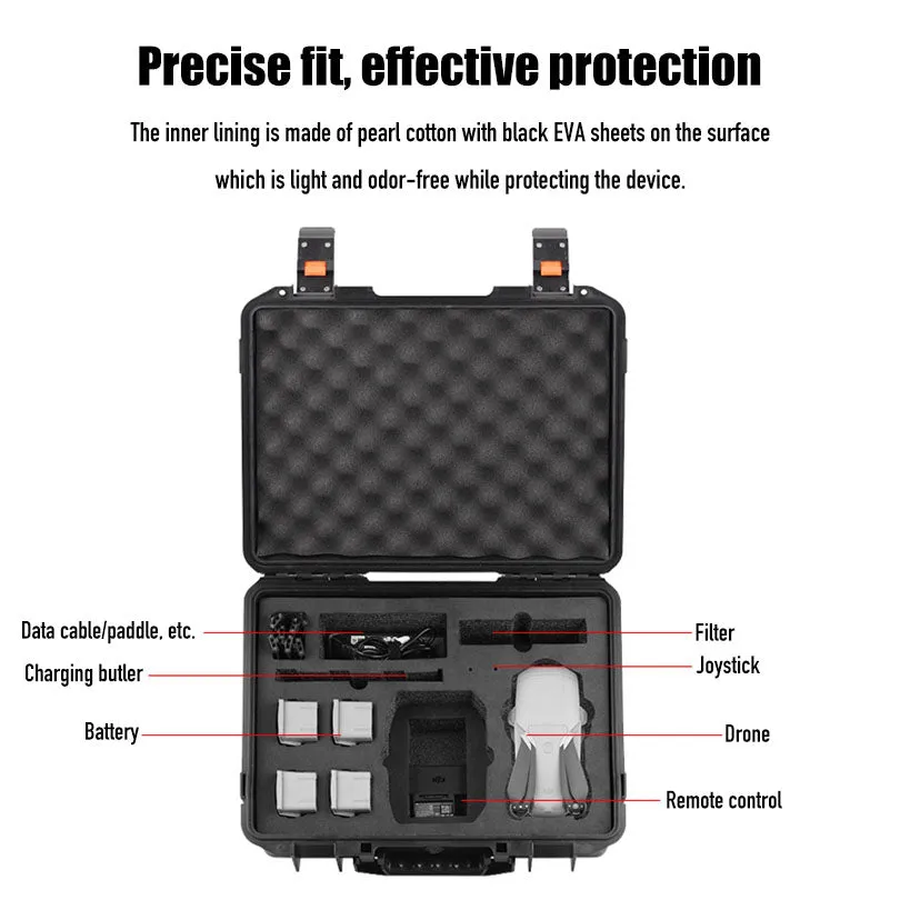 Drone storage bag explosion proof case for DJI Mavic Air 2 drone quadcopter