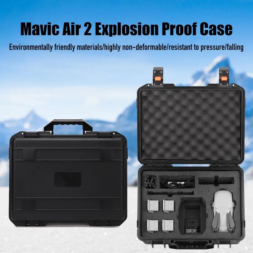 Drone storage bag explosion proof case for DJI Mavic Air 2 drone quadcopter